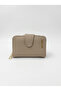Women's Stylish Bag with Faux Leather Zipper and Snap Compartments Wallet S-2003 - 7