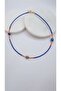Blue Natural Stone Detail Necklace - 2