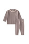 Lace Long Sleeve Seasonal Suit 0-3 Years Mink - 2