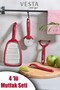 4-Piece Kitchen Prep Set - Stainless Steel Grater, Pizza Cutter, Horizontal and Vertical Peeler