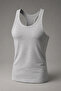 5 Pieces Bersel Men's 100% Cotton a Quality Ribbed Lycra Gray Sportsman Rambo Undershirt - 3