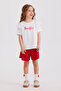 Girl's Short Sleeve White T-Shirt