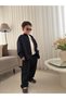 Boys' Natural Cotton Linen Suit Breathable Summer Combination