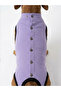 Cat and Dog Postoperative Protective Coverall Sleeveless Wound Protective Clothing with Snap Fasteners on the Back - 4