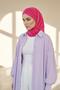 Ready-Made, Stylish and Comfortable Draped Non-Slip Combed Cotton Shawl, Cps-95, Fuchsia - 4