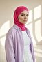 Ready-Made, Stylish and Comfortable Draped Non-Slip Combed Cotton Shawl, Cps-95, Fuchsia - 5