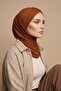 شال قطني ممشط جاهز للارتداء، أنيق ومريح، مانع للانزلاق، CPS-95، لون طوبي - 4
