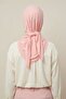 Breathable, Flexible, Daily Comfortable, Non-Slip Combed Cotton Triangle Scarf, B-41, Powder - 5