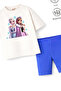 Girl's Full-Fit Top Oversize Bottom Leggings Character Design66 Top and Bottom Set - 3