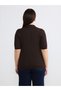Vizyon New Season Polo Neck Self Patterned Women's Knitwear Sweater - 8