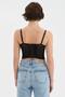 Women's Lace Fabric Detailed Underwire Design Blouse Corset - 3