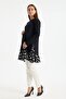 5130-Cotton Combed Chiffon Combination Maternity Wear Tunic-Dress