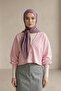 Breathable, Flexible, Daily Comfortable, Non-Slip Combed Cotton Triangle Scarf, B-41, Dried Rose - 6