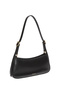 Women's Black Handbag with Brand Logo, Suitable for Daily Use - 2
