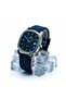 Azure Classic Analog Watch for Men Blue Dial PU Leather Strap Quartz Movement Date Display - 5