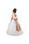 D' Daniela - Alisa White with Gold Party Dress - 4Y to 13Y - 3