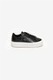 حذاء رياضي نسائي من Flatform Lace Up Lth باللون الأسود
