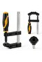 F Clamp 120x300mm Heavy Duty Adjustable Bar Clamp Tool for Woodworking Assembly Gluing Alignm - 6