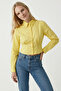 Shirt Collar Long Sleeve Pleated Detailed Cropped Regular Shirt - 4