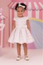 Heart Themed Evening Dress Baby Girl Special Occasion Dress - 6-12-18-24 Months 34171Pr - 4