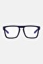 Women WRS6915S Square Reading Glasses, Dark Blue