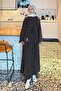 Nora Lace-Up Hijab Dress Bitter Brown