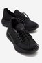 Buckle-Tied Knitwear Women's Casual Shoes Black Black