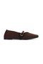 Urban Women's Thin Knitwear Fabric Blunt Toe Single Strap Ballerina Shoes B4510