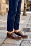 Enzo Brown Men's Leather Shoes - 5