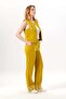 Sleeveless Nirvana Embroidered Summer Muslin Vest Oil Green Ygysl - 4