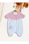 Baby Girl Jumpsuit Summer Cotton Embroidered Pink White Stylish Comfortable Daily Jumpsuit - 3