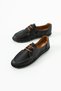 Lace-Up Genuine Leather Ballerinas - 3