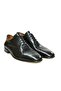 Black Color Lace-Up Genuine Leather Leather Sole Men's Shoes