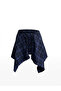 Plaid Patterned Asymmetrical Mini Skirt with Tie at the Waist (Leggings & Pants Top Combination) - 3