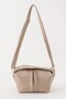 Nora Soft Textured Mink Women's Hand and Shoulder Bag with Top Lock Detail and Adjustable Strap - 2