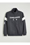 Xside Anthracite Comfortable Fit Mock Neck Men's Zippered Sweatshirt - 5