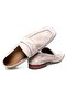 Beige Color Laceless Genuine Leather Leather Sole Men's Shoes - 2