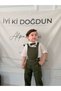 Green Gardener Short Sleeve Shirt Baby Kids Salopet Set