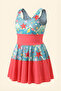Girl's Dress Swimsuit 2-11 Years 12596B - 2