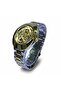 Aurum X Skeleton Automatic Watch for MenStainless Steel Gold & Silver Transparent Dial - 2