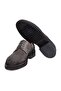 Gray Color Lace-Up Genuine Leather Suede Men's Shoes - 3