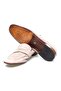 Beige Color Laceless Genuine Leather Leather Sole Men's Shoes - 3