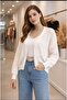 Buttoned Mesh Cardigan