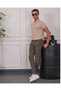 Cotton Lycra Slim Fit Molded Baby Collar Zippered Tshirt - 3