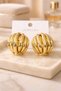 Gold Çoklu Görünümlü İthal Küpe - 4