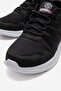 Women's Lace-Up Anorak Sneakers Black White - 3