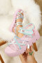 New Model Special Design Wedge Heel Lilac Orthopedic Sole Flexible Girls' Sandals Slippers - 4