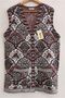 Women's New Tulip Model Pocketed Front Buttoned Knitwear Mother Long Tunic Vest