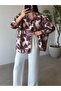 Batik Desenli Oversize Gömlek - 2