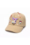 Beige Kuromi Girl's Hat 3D Rotating Wind Rose Adjustable Summer Sunscreen Sports Hat 2-8 Years Old - 2